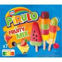 Helado fruity mix PIRULO, 7 uds, caja 409 g