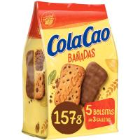 Galleta bañada COLA CAO, bolsa 157 g