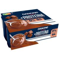 Natillas de chocolate + proteína DANONE, pack 4x120 g