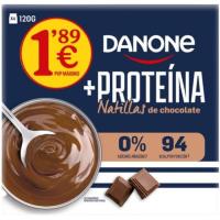 Natillas de chocolate + proteína DANONE, pack 4x120 g