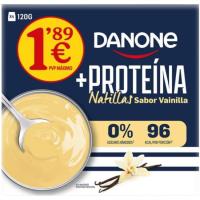 Natillas de vainilla + proteina DANONE, pack 4x120 g