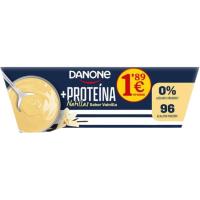 Natillas de vainilla + proteina DANONE, pack 4x120 g