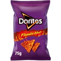 Aperitivo de maíz flamin hot DORITOS, bolsa 75 g