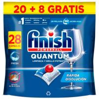 Lavavajillas máquina FINISH Quantum, pack 20+8 dosis