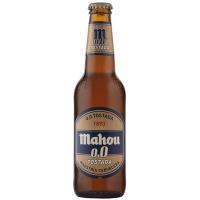 Cerveza tostada 0,0 MAHOU, pack botellín 6x25 cl