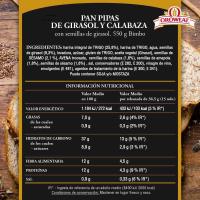 Pan de molde con pipas OROWEAT, paquete 550 g