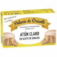 Atún claro en aceite de girasol PALACIO DE ORIENTE, lata 200 g