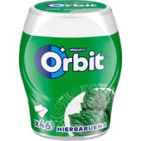 Chicle de hierbauena en gragea ORBIT, bote 64 g