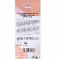 Bizcocho de naranja y chocolate sin gluten MENAL, 300 g