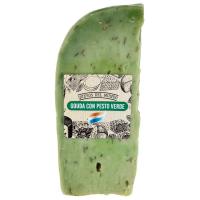 Queso Gouda con pesto verde, cuña 110 g