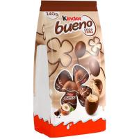 Huevos de chocolate KINDER BUENO, 14 uds, bolsa 140 g