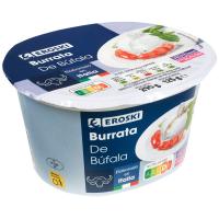 Burrata de búfala EROSKI, tarrina 125 g