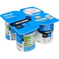 Yogur natural proteína EROSKI, pack 4x120 g