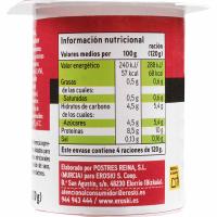 Yogur frutas del bosque proteína EROSKI, pack 4x120 g