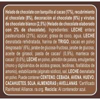 Helado Cono de chocolate con barquillo CORNETTO, pack 4x90 ml