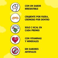 Snack Creamy salmón para gato CATISFACTIONS, pack 4x10 g