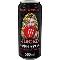 Bebida energética Bad Apple MONSTER, lata 50 cl