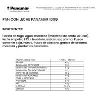 Pan con leche  PANAMAR, 1 ud, 100 g