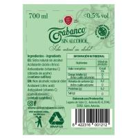 Sidra natural sin alcohol TRABANCO, botella 70 cl