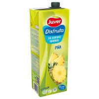 Disfruta sin azúcar de  piña JUVER, brik 1,5 litros