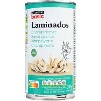 Champiñon laminado EROSKI BASIC, lata 185 g