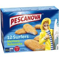 Surfers de merluza PESCANOVA, caja 400 g