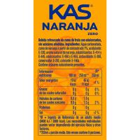 Refresco de naranja KAS ZERO, botella 2 litros