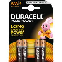 Pila alcalina Plus Power LR06 (AA) DURACELL, pack 4 uds