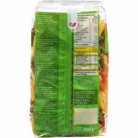 Plumas con vegetales EROSKI, paquete 500 g