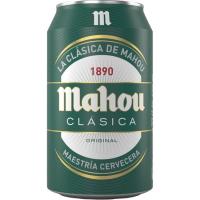 Cerveza MAHOU Clásica, lata 33 cl