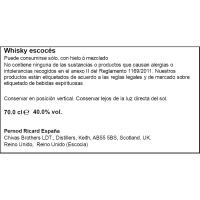 Whisky 12 años CHIVAS REGAL, botella 70 cl