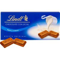 Chocolate extrafino con leche LINDT, tableta 125 g