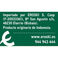 Piña en rodajas en su jugo EROSKI, lata 490 g