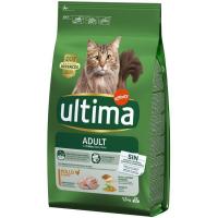 Alimento de pollo-arroz gato adulto ULTIMA, saco 1,5 kg