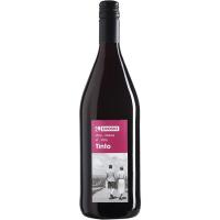 Vino Tinto de mesa EROSKI, botella 1 litro