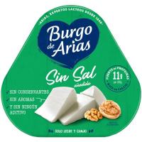 Queso fresco sin sal BURGO DE ARIAS, pack 3x72 g