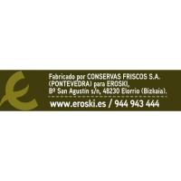 Atún claro en aceite de oliva EROSKI, pack 3x80 g