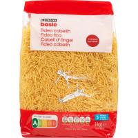 Fideo Cabellín EROSKI basic, paquete 1 kg