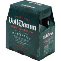Cerveza extra VOLL-DAMM, pack 6x25 cl