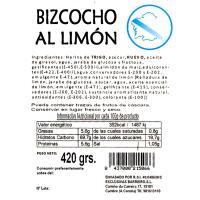 Bizcocho al limón BERREIR, 420 g