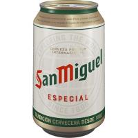 Cerveza SAN MIGUEL, lata 33 cl