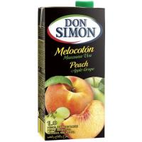 Zumo de melocotón-uva DON SIMON, brik 1 litro