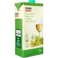 Vino Blanco EROSKI basic, brik 1 litro