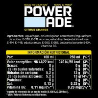 Bebida isotónica citrus POWERADE, botellín 50 cl