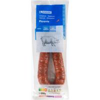 Chorizo extra picante EROSKI, sarta 250 g