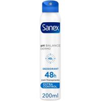 Desodorante extra control SANEX, spray 200 ml