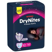 Pants noche niña 4-7 años 17-30 kg DRYNITES, paquete 16 uds