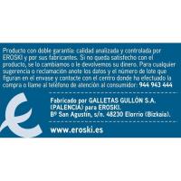 Galleta integral EROSKI basic, pack 4x200 g