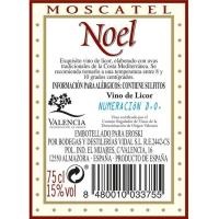 Moscatel NOEL, botella 75 cl
