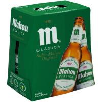 Cerveza MAHOU Clásica, pack botellín 6x25 cl